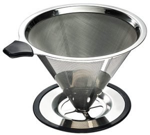 Yitelle Stainless Steel Pour Over Coffee Dripper