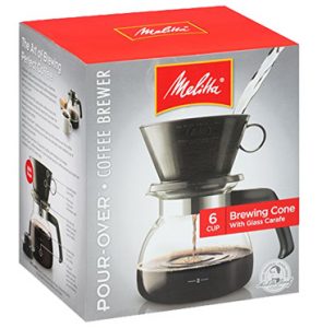 Melitta Coffee Maker, 6 Cup Pour-Over Brewer