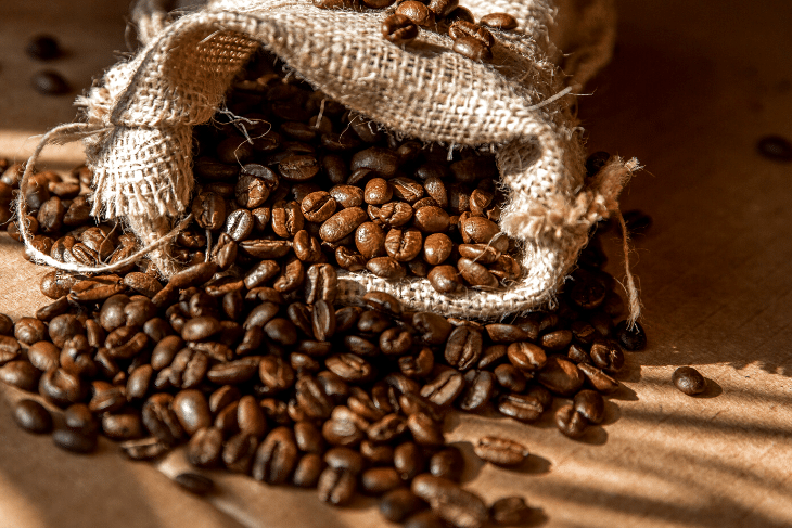 fresh coffee beans