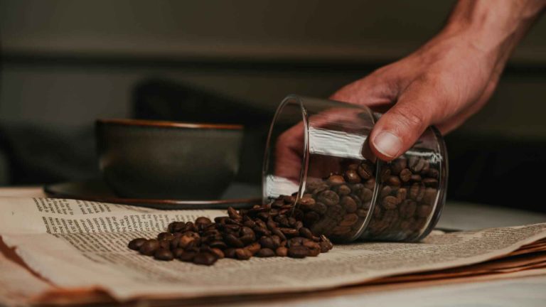 store coffee beans